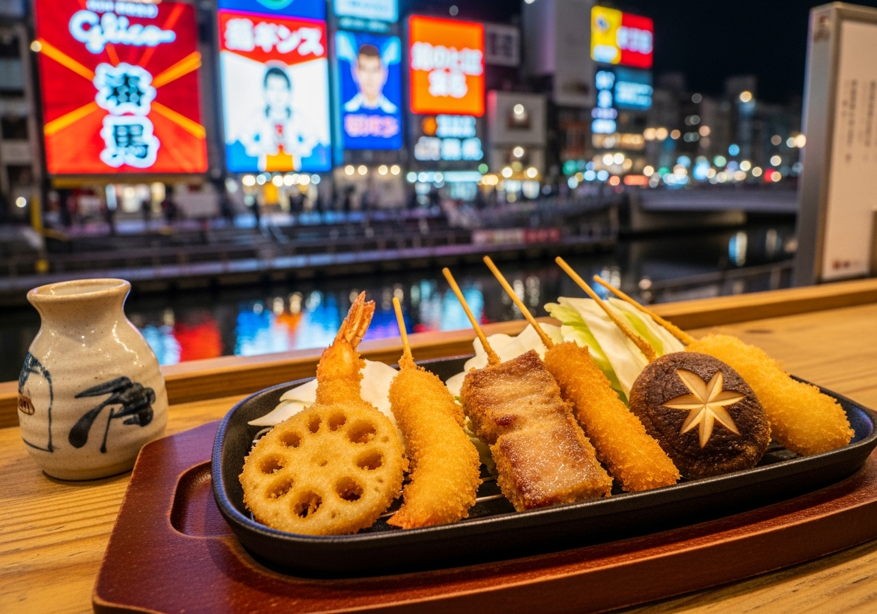 Kushikatsu in Dotonbori, Osaka: 9 Crispy Picks, No Double-Dipping