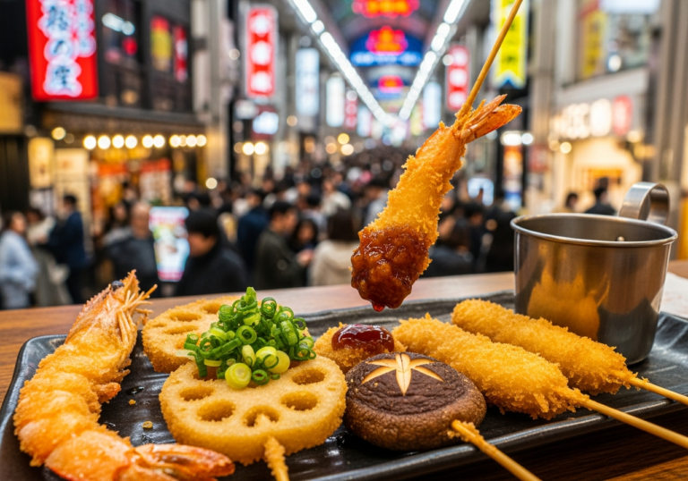 Kushikatsu in Namba, Osaka: 8 Picks From Street-Side to Fine Dining