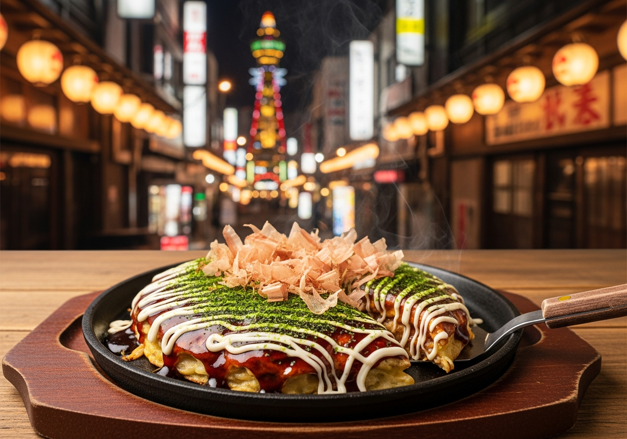 Okonomiyaki in Shinsekai, Osaka: 5 Iron-Plate Classics Near Tsutenkaku