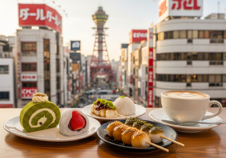 Sweet Break in Shinsekai, Osaka: 4 Retro Cafes & Old-School Desserts