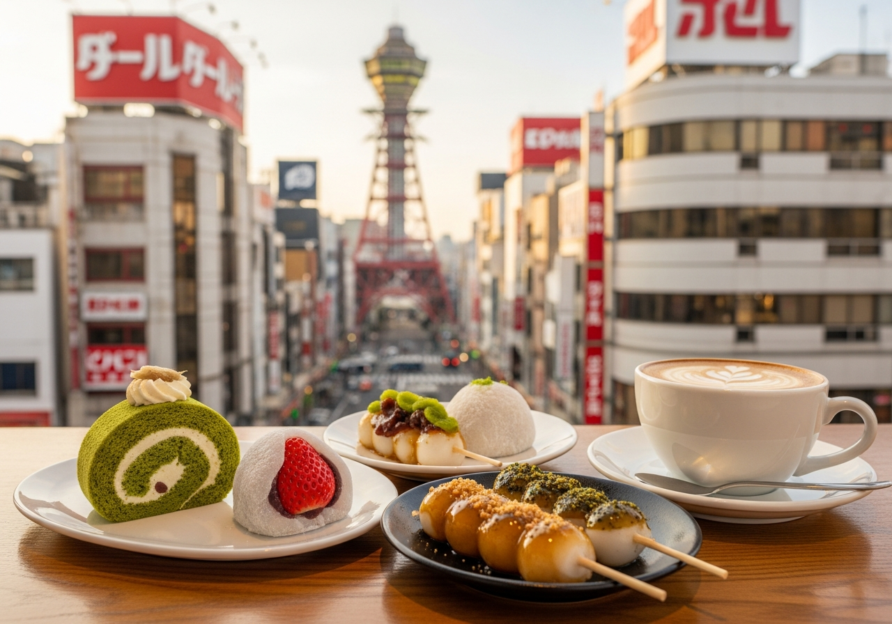 Sweet Break in Shinsekai, Osaka: 4 Retro Cafes & Old-School Desserts