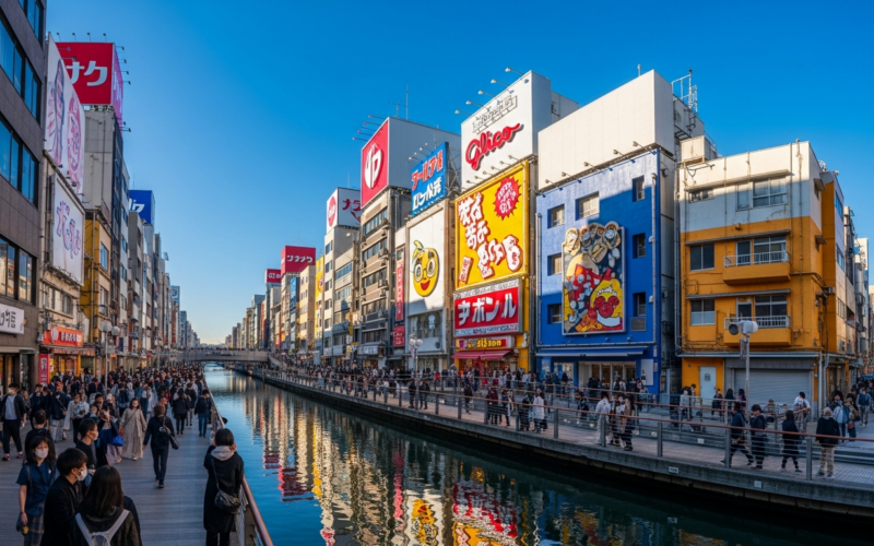 Dotonbori area in Osaka