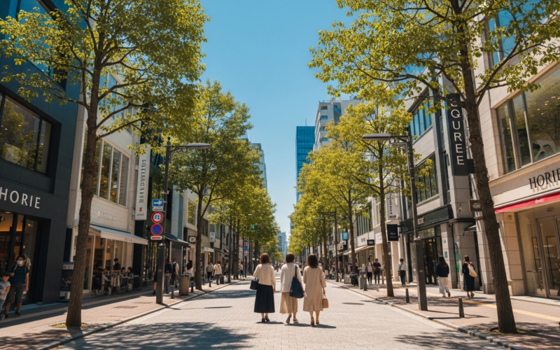 Horie area in Osaka