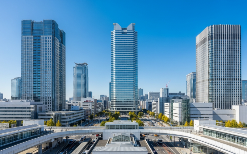 Umeda area in Osaka