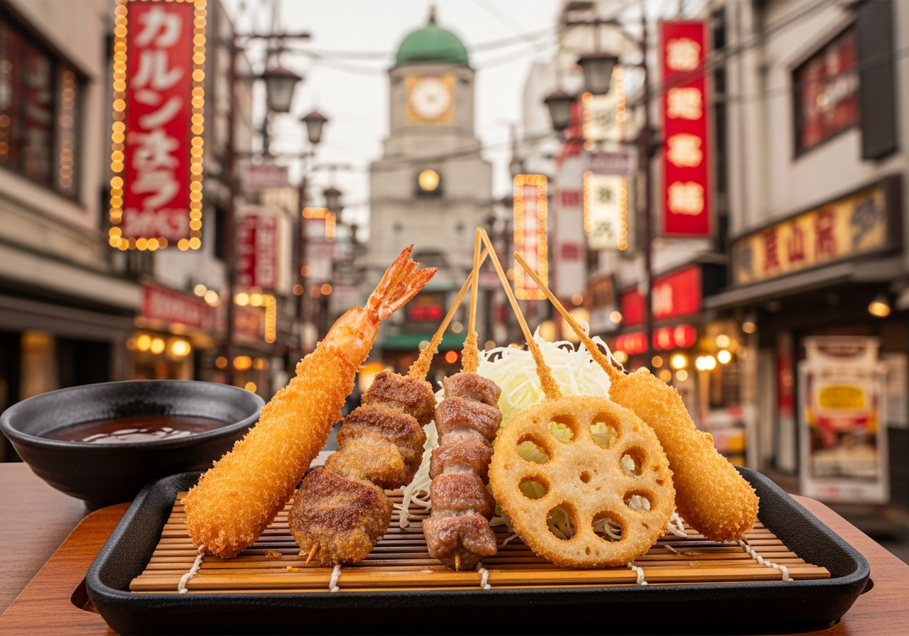 Best Kushikatsu Spots in Shinsekai: Osaka’s Fried Skewers