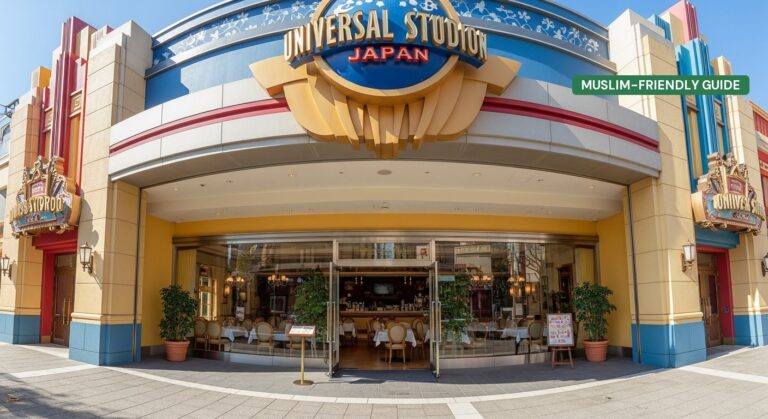 Halal & Muslim-Friendly Food at USJ, Osaka: Inside & Around