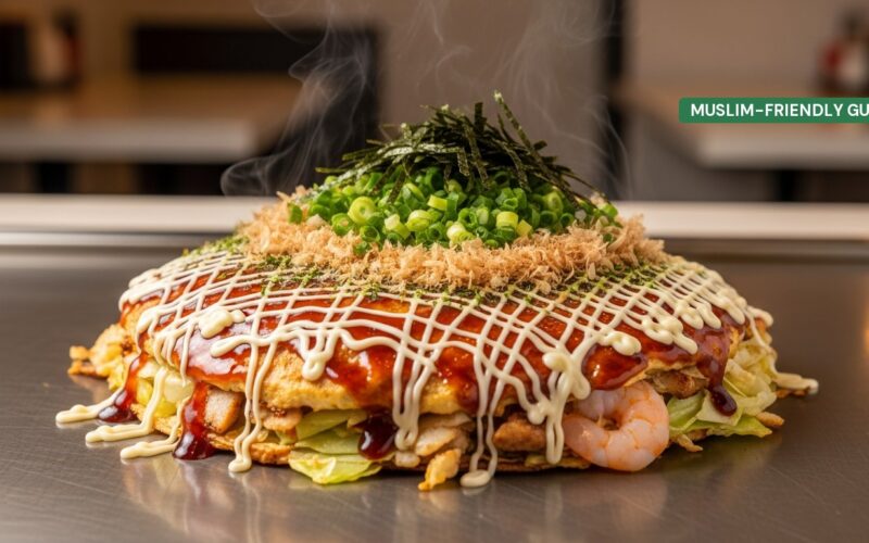 Halal Okonomiyaki in Osaka: Eat Japan’s Soul Food Pork-Free