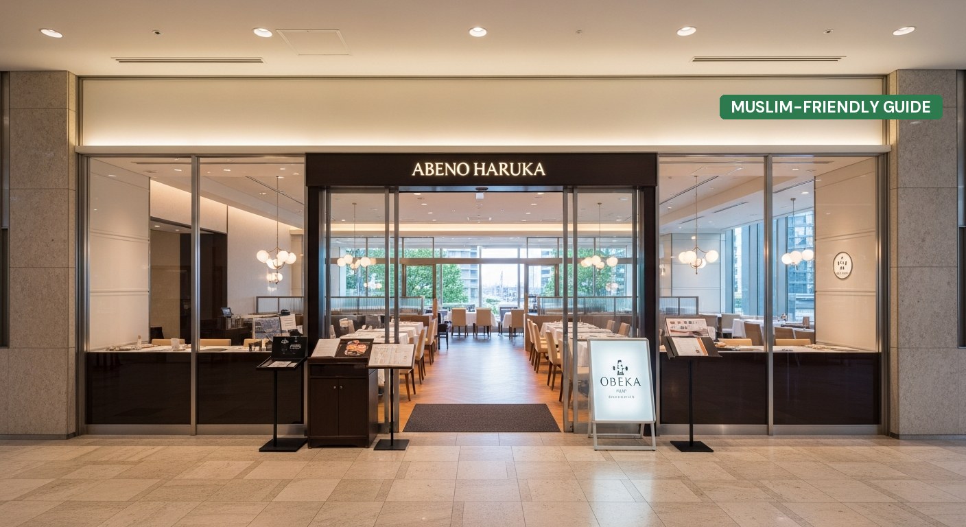 Halal Restaurants Near Abeno Harukas for Muslim Shoppers, Osaka