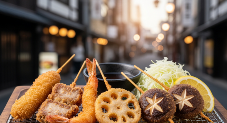 Kushikatsu in Tanimachi: 3 Local Deep-Fried Skewer Spots