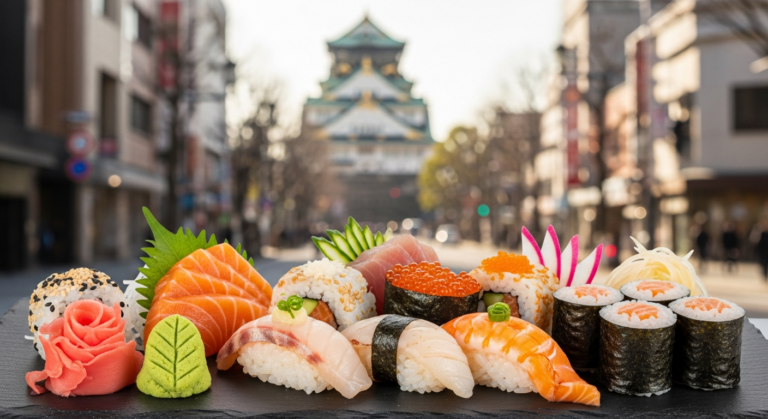 Sushi in Tenmabashi: 3 Counters Near Osaka Castle