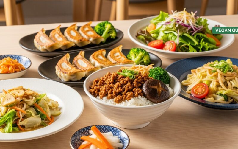 Vegan Taiwanese Food in Osaka: Dumplings and Noodles