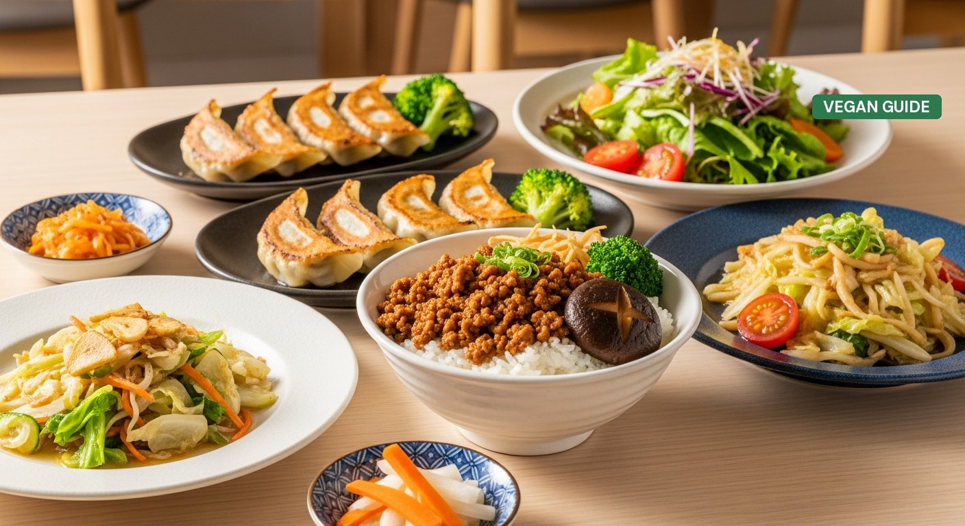 Vegan Taiwanese Food in Osaka: Dumplings and Noodles