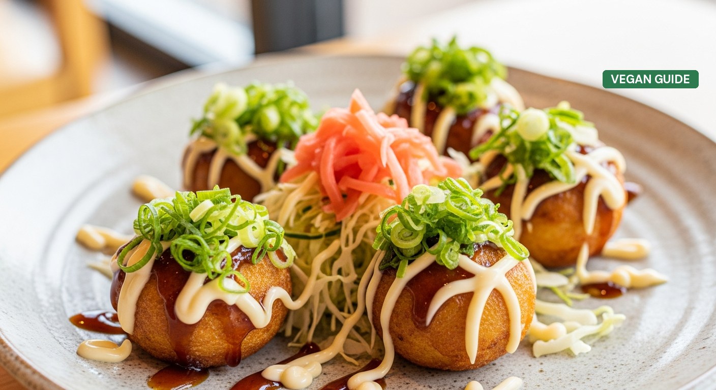 Vegan Takoyaki in Osaka
