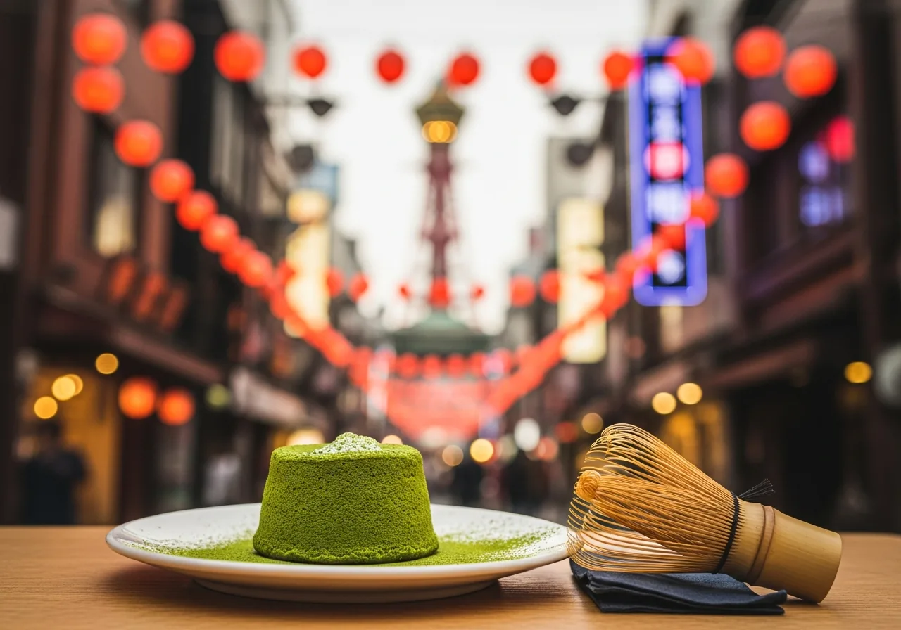 Best Matcha Cafes & Sweets in Shinsekai, Osaka
