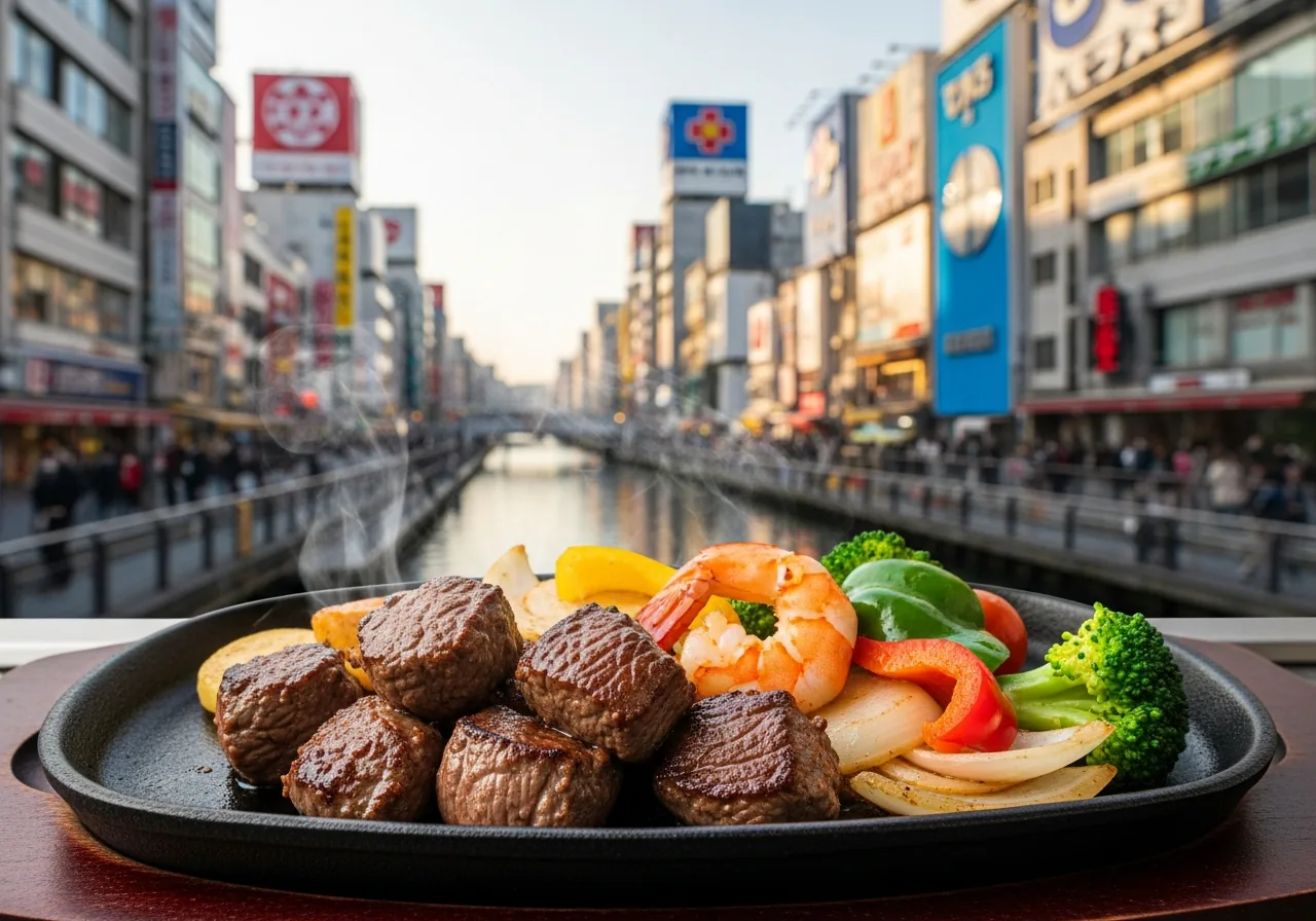 Dotonbori Teppanyaki: Best Iron-Plate Spots in Osaka