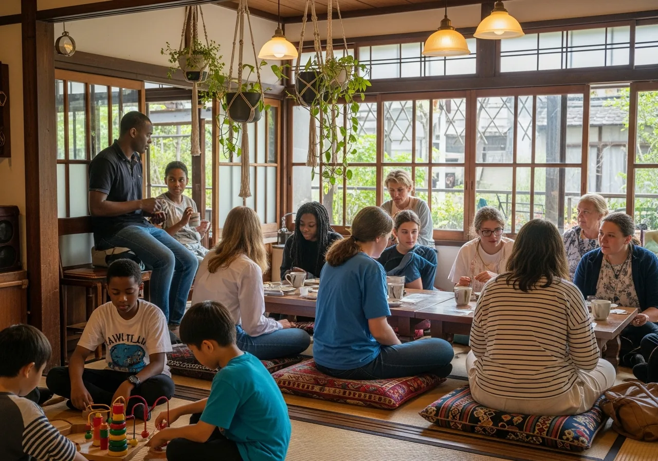 Family-Friendly Restaurants in Nakazakicho, Osaka