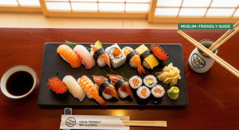 Halal Sushi in Shinsaibashi: Muslim-Friendly Osaka Spots