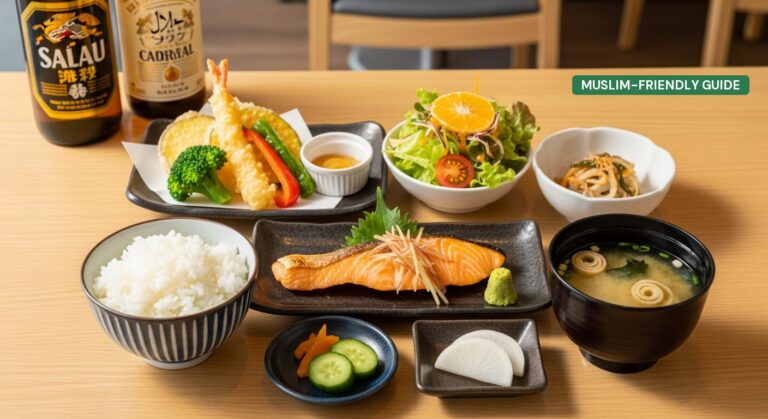 Halal Teishoku in Osaka: Muslim-Friendly Lunch Under 1500