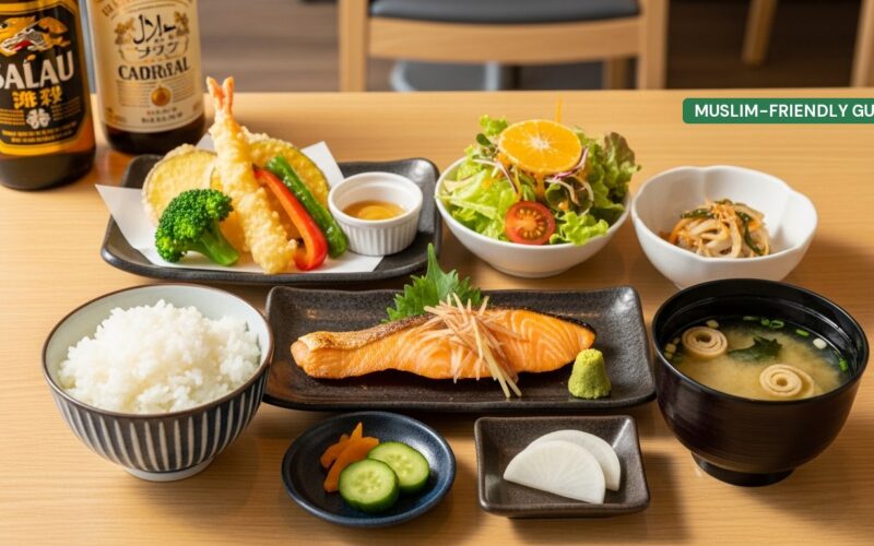 Halal Teishoku in Osaka: Muslim-Friendly Lunch Under 1500
