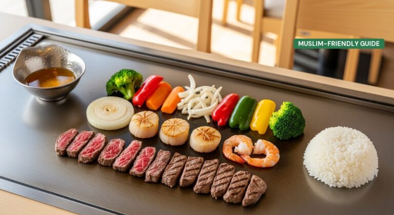 Halal Teppanyaki in Osaka: Muslim-Friendly Iron Plate