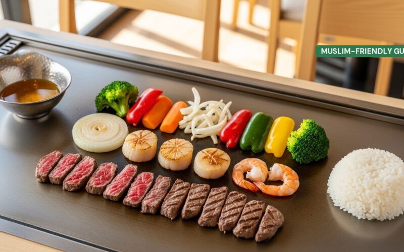 Halal Teppanyaki in Osaka: Muslim-Friendly Iron Plate