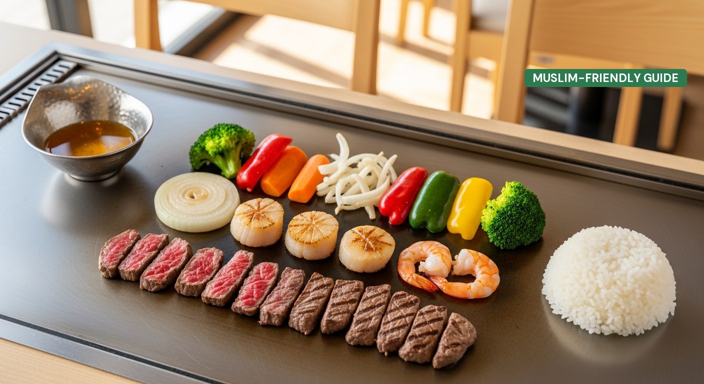 Halal Teppanyaki in Osaka: Muslim-Friendly Iron Plate