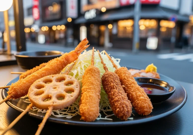 Kushikatsu: Osaka’s Working-Class Deep-Fried Dish