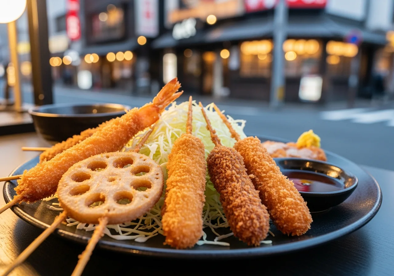 Kushikatsu: Osaka’s Working-Class Deep-Fried Dish
