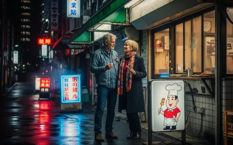 Late-Night Eats in Shinsekai: After Midnight in Osaka