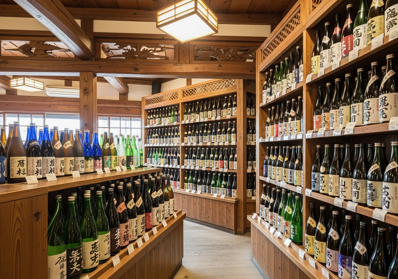 Nakazakicho Unique Sake Souvenirs: Small-Batch & Gifts
