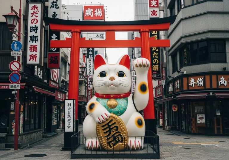 Osaka’s Lucky Cat: Maneki Neko History & Connection