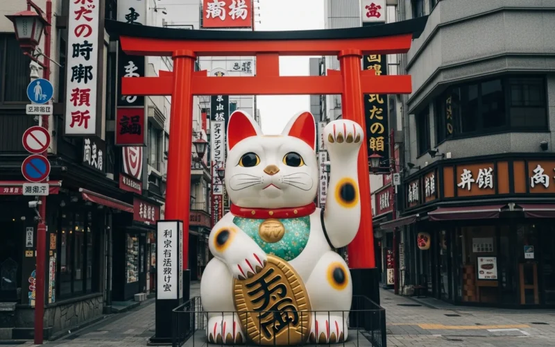 Osaka’s Lucky Cat: Maneki Neko History & Connection