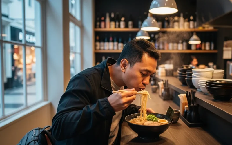Solo Dining in Shinsaibashi: Counter & Solo-Friendly Spots