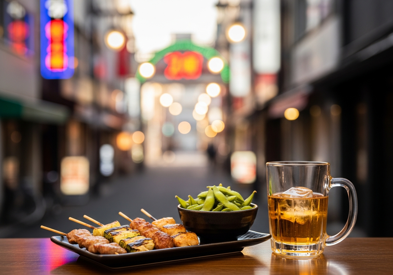 Standing Bars in Tennoji: Cheap Sake Spots Near the Zoo