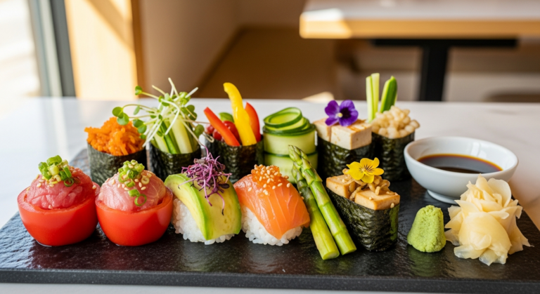 Vegan Sushi in Dotonbori: Plant-Based Rolls & Nigiri