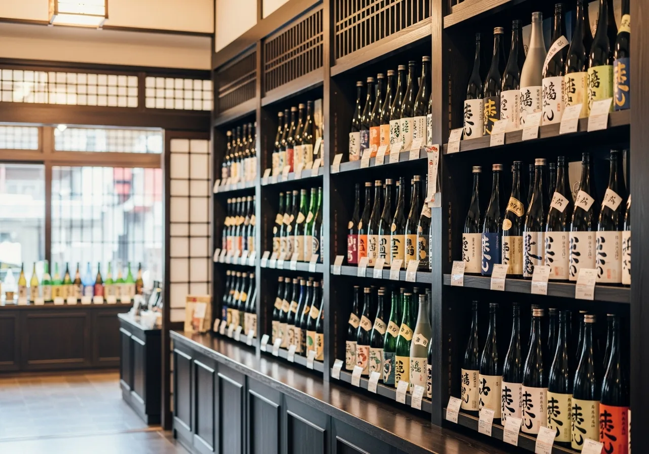 Where to Buy Sake in Tsuruhashi: Shops Around the Market